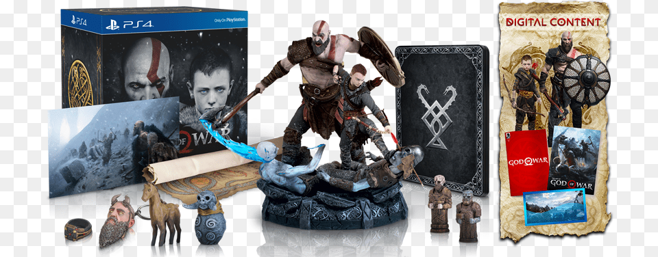 The Standard Collector39s Edition With 4 Very Distinct Buy God Of War Collector39s Edition, Boy, Child, Male, Person Free Transparent Png