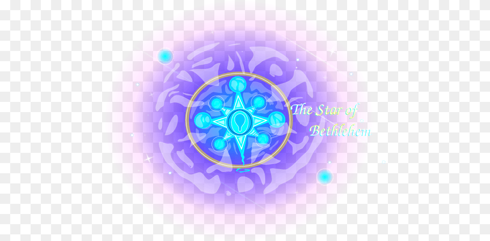 The Star Of Bethlehem Circle, Purple, Disk, Nature, Night Png