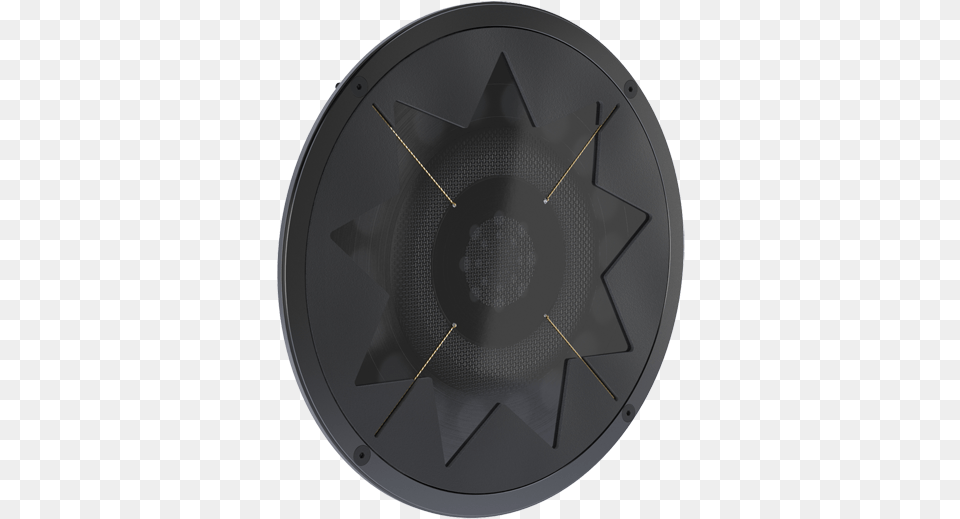 The Star Shaped Absorber Nowadays A Hallmark Of The Wall Clock, Electronics, Speaker, Armor, Disk Png