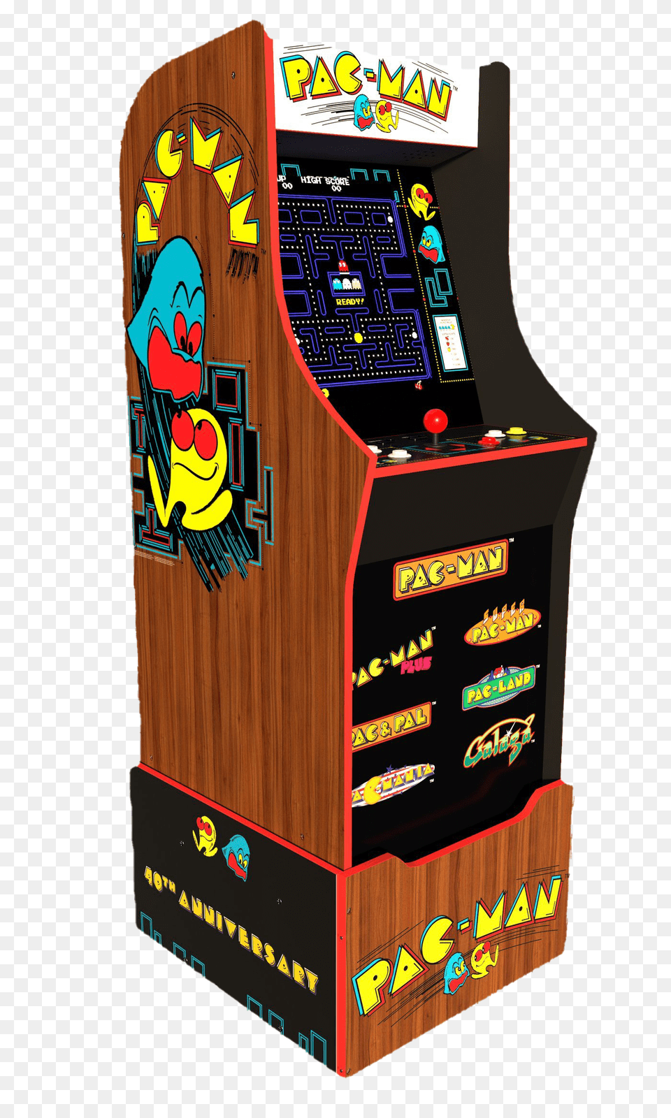 The Star Wars Home Arcade Game Arcade1up Pac Man 40th Anniversary Edition, Arcade Game Machine Png Image