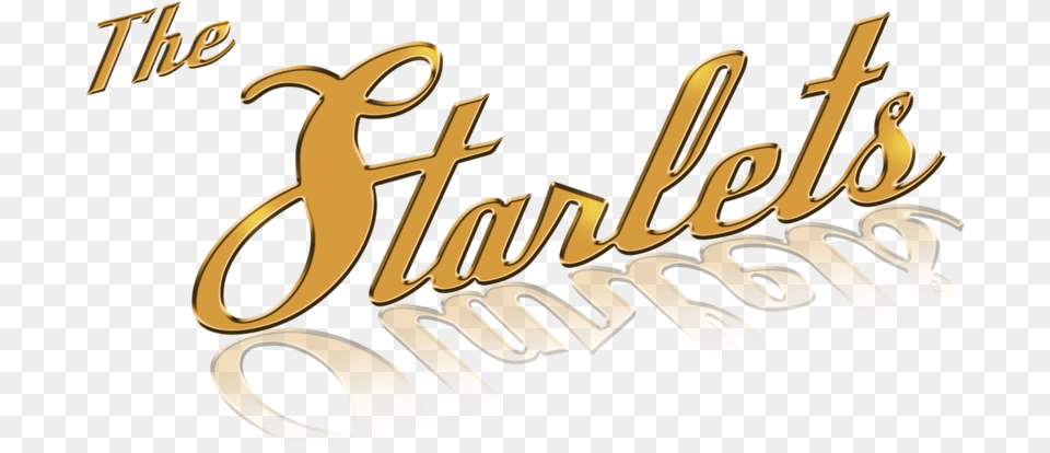 The Starlets Logo Color On Black Calligraphy, Text Free Transparent Png