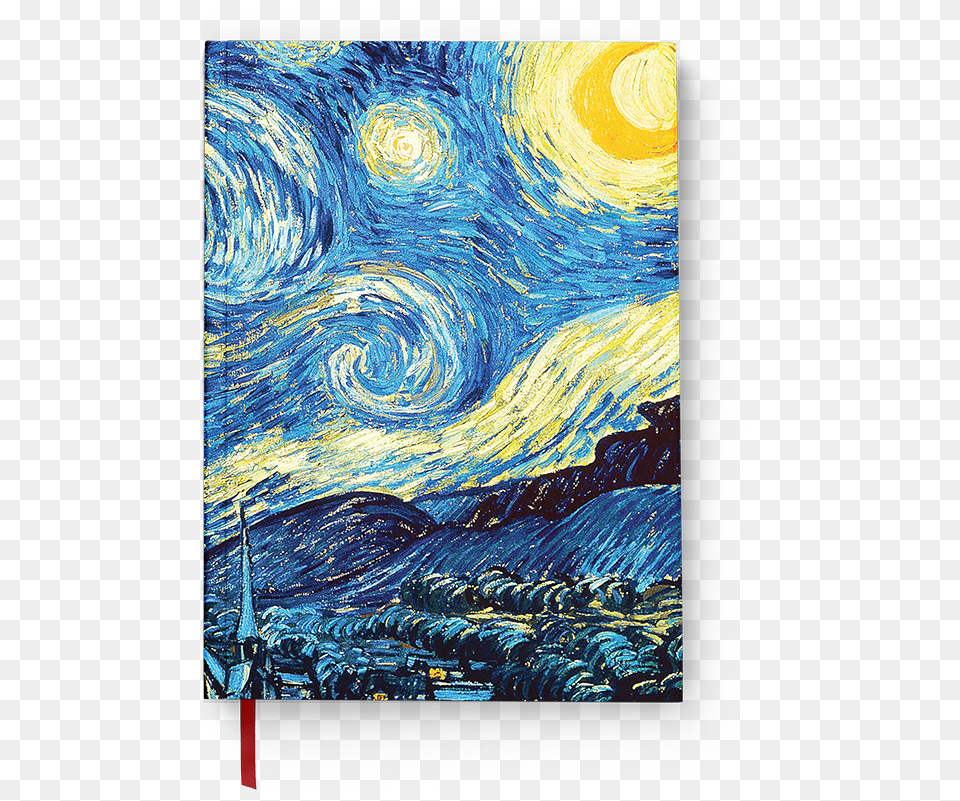 The Starry Night Notebook, Art, Canvas, Modern Art, Painting Png