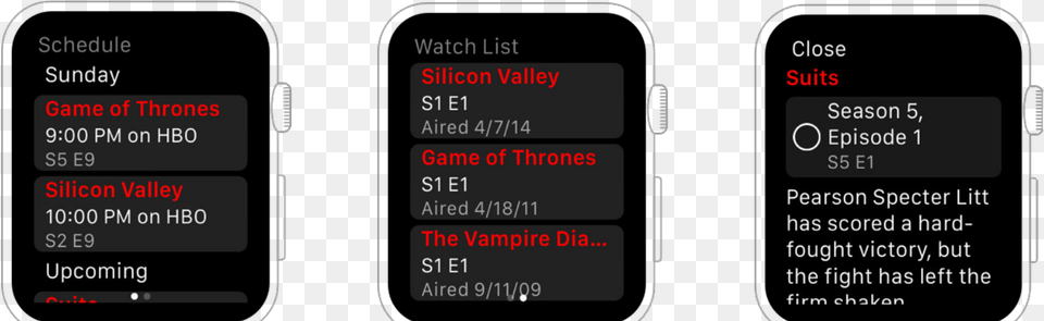 The State Of Tv Show Tracker For Apple Watch Fitbod Apple Watch, Electronics, Mobile Phone, Phone, Text Free Transparent Png
