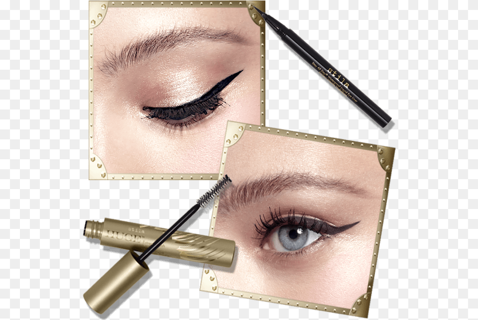 The Stay All Day Waterproof Liquid Eye Liner Brush Eye Liner, Cosmetics, Adult, Female, Person Free Png Download