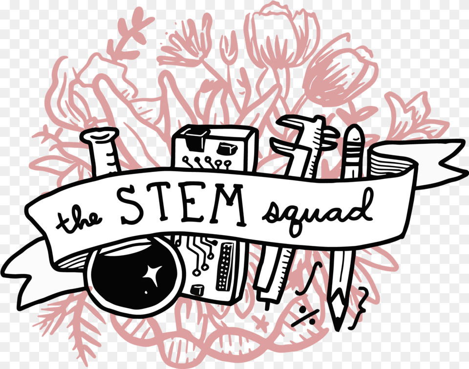 The Stem Squad Women In Stem Pins, Sticker, Art, Baby, Person Free Png