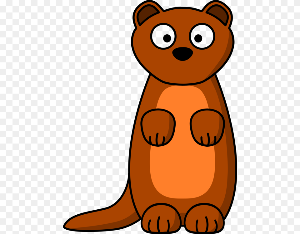 The Stoat Marten Ferret Drawing, Animal, Mammal, Bear, Wildlife Png Image