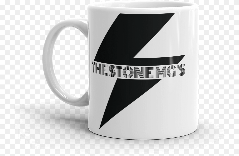 The Stone Mgs Bolt Glossy Mug Mockup Handle On Left, Cup, Beverage, Coffee, Coffee Cup Free Png