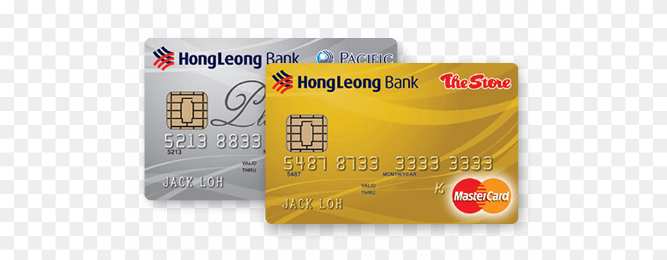 The Store Amp Pacific Card Hong Leong Bank, Text, Credit Card Png