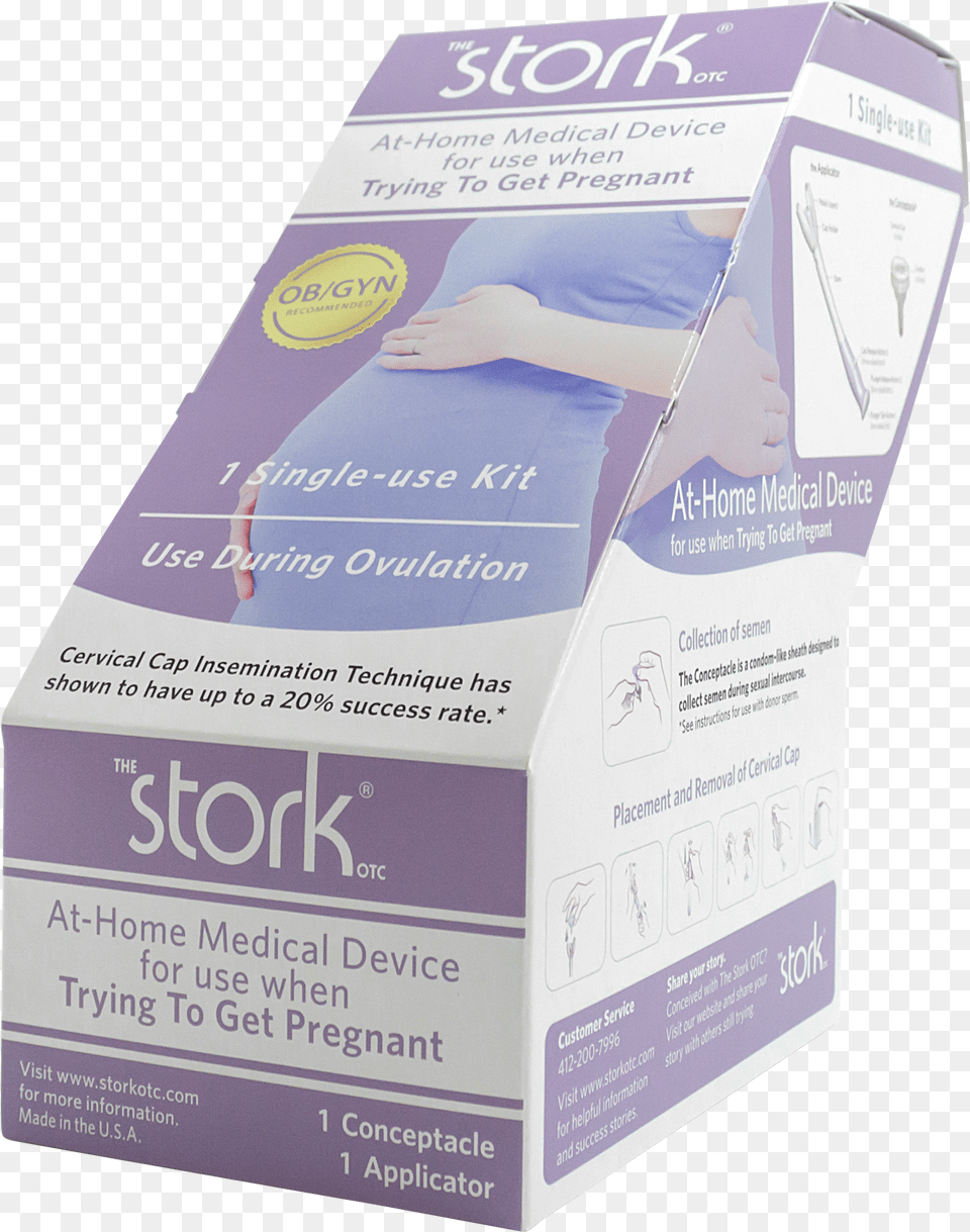 The Stork Otc At Home Conception Aid Single Use Kit Stork Otc At Home Medical Device Home Conception Aid Free Png Download
