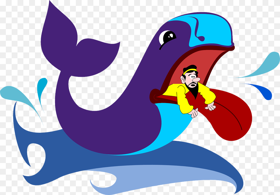 The Story Of Jonah For Kids Jonah And The Whale, Art, Graphics, Face, Head Png