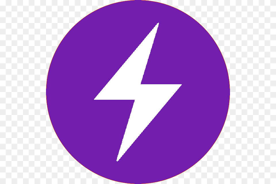 The Story Of Lightning Purple Lee Gordon Medium Circle, Star Symbol, Symbol, Disk Free Transparent Png