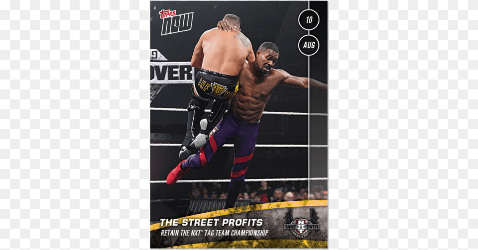The Street Profits Retain The Nxt Tag Team Championship Street Profits Nxt Card, Adult, Male, Man, Person Free Png
