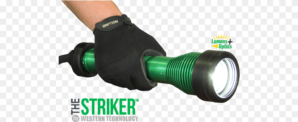 The Striker 8100 Striker Led Hand Held Explosion Flashlight, Light, Lamp, Clothing, Glove Free Transparent Png