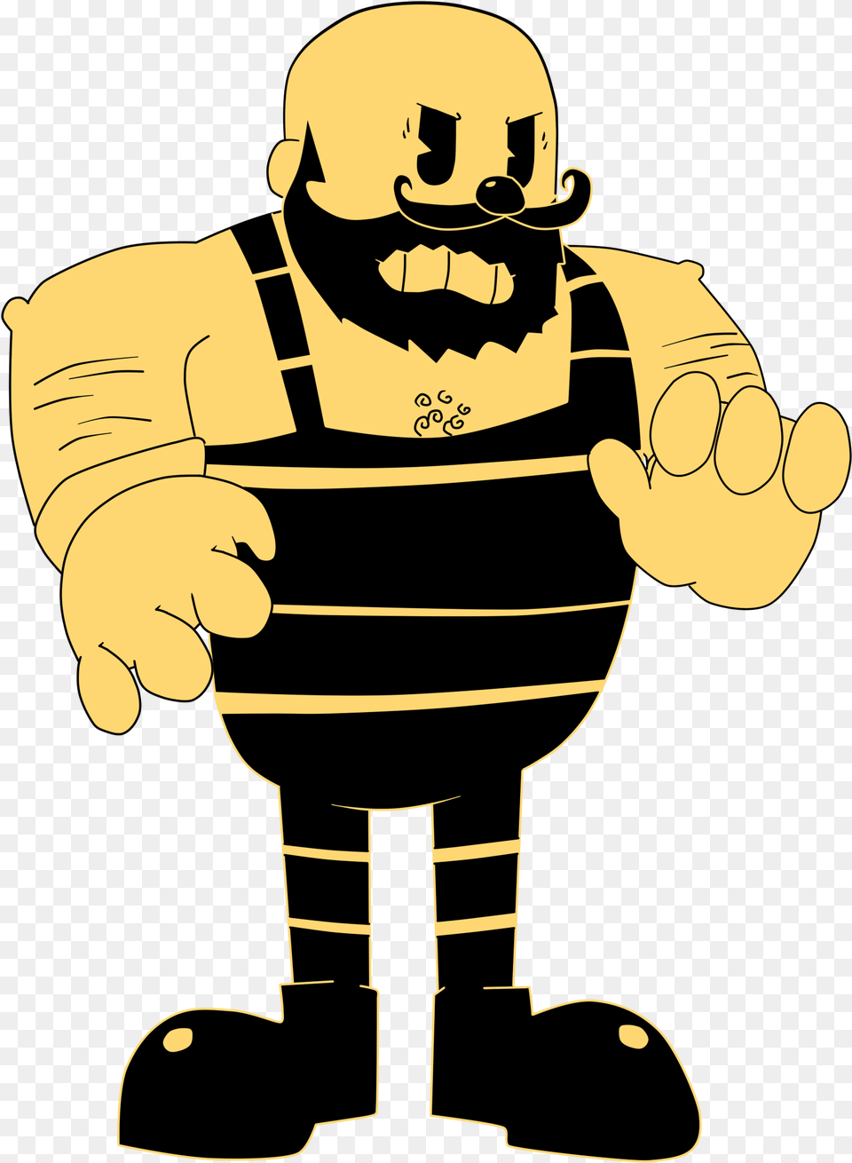 The Strong Man Bendy And The Ink Machine Characters Names, Baby, Person, Body Part, Hand Free Png
