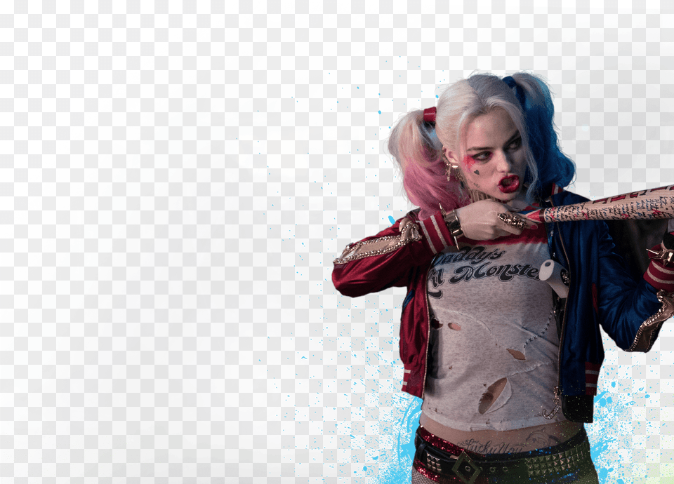 The Suicide Squad Gif Generator Is Here For All Your Blonde Halloween Costume Ideas, Woman, Person, Female, Face Free Transparent Png