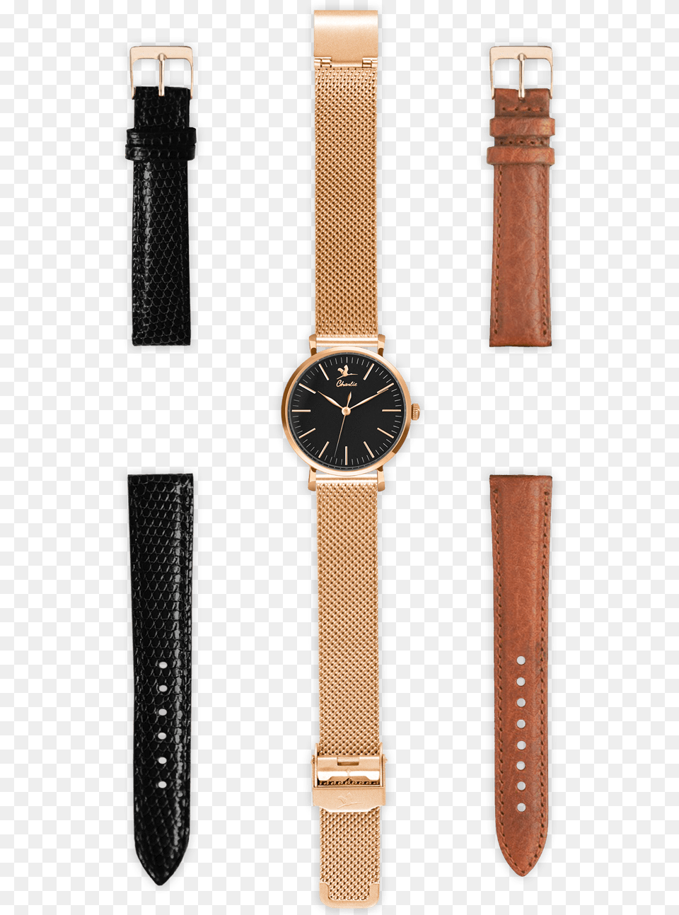 The Sully Gold Roseblack Box Analog Watch, Accessories, Arm, Body Part, Person Free Transparent Png