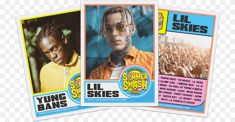 The Summer Smash Music Festival U2013 Dj Diabetes Lyrical Lemonade Artist Trading Card, Advertisement, Poster, Adult, Person Free Png Download