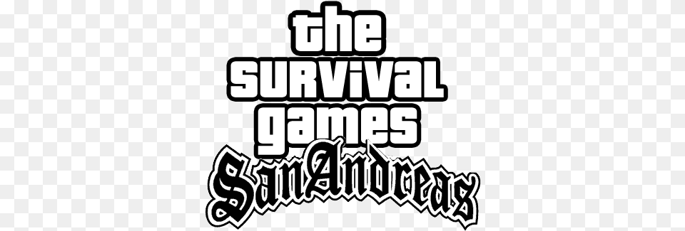 The Survival Games Grand Theft Auto San Andreas Ps3 Game, Sticker, Scoreboard, Text, People Free Png Download