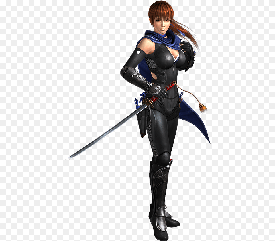 The Sweat Drop In Anime Is Hilarious Kasumi Character Dead Or Alive Ninjas, Weapon, Clothing, Costume, Sword Free Png