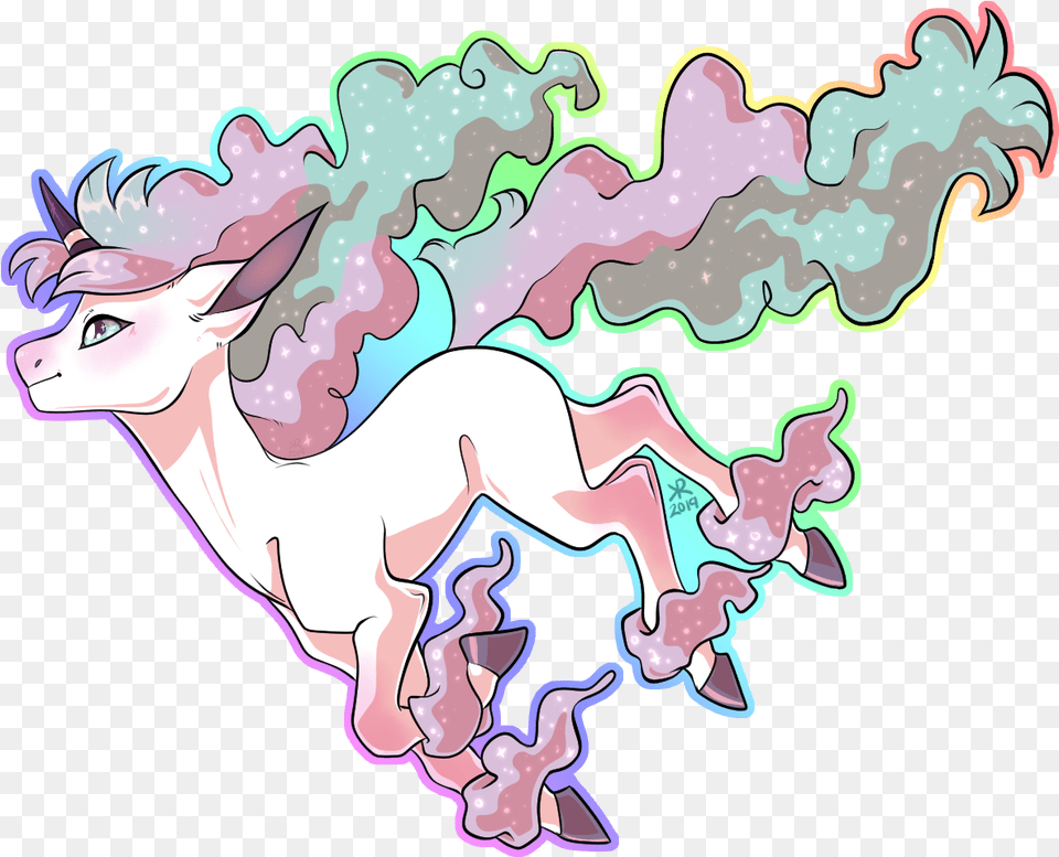 The Sweet Ponyta Itself Really Happy With This One Cartoon, Smoke, Art, Face, Head Free Png