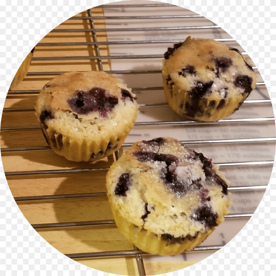 The Sweetest Blueberry Muffins Recipe Muffin, Berry, Plant, Fruit, Food Png