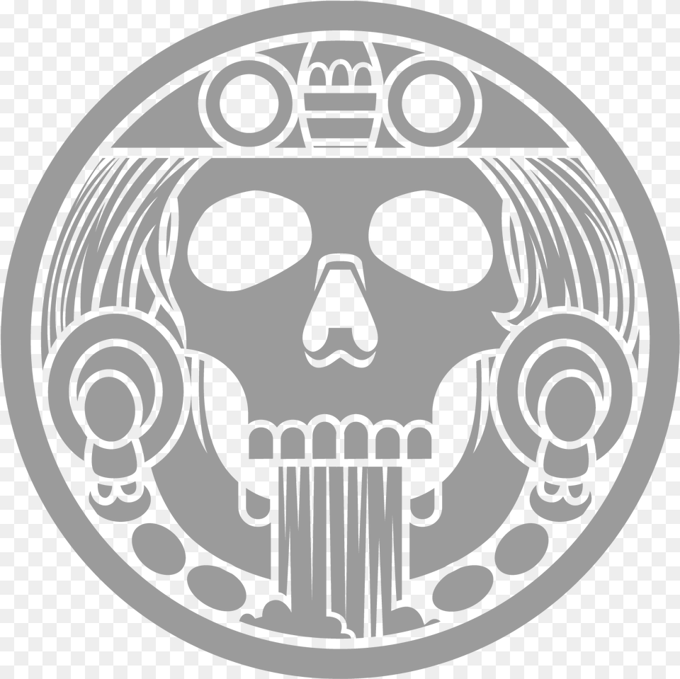 The Symbol Is A Derivative Of The Ollin Found In Skull, Emblem Png