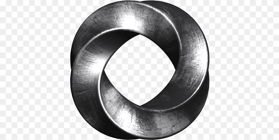 The Symbol Is Made Up Of Parts That Intertwine And Logo Steel Circle, Accessories, Silver, Jewelry, Ring Png