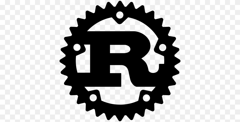The Systems Programming Language Rust Has Reached Version Rust Programming Language Logo, Gray Png Image