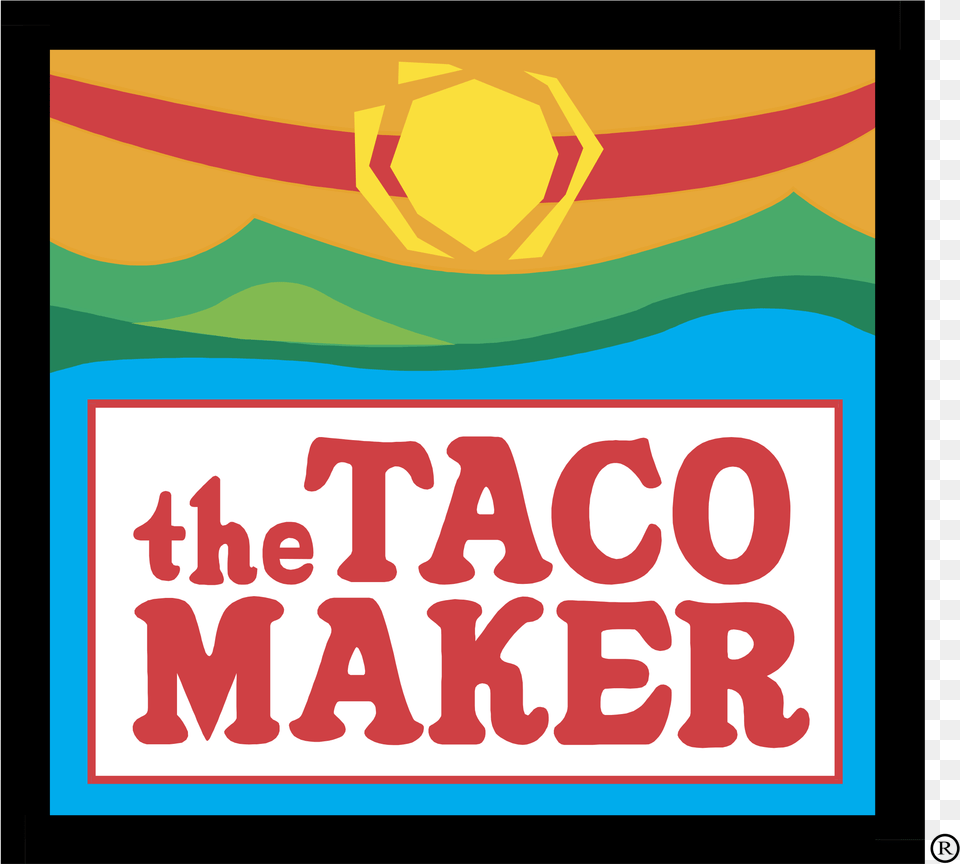 The Taco Maker Logo Transparent Taco Maker Logo, Advertisement, Poster, Banner, Text Free Png Download