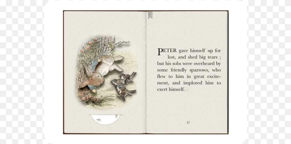 The Tale Of Peter Rabbit, Page, Text Png