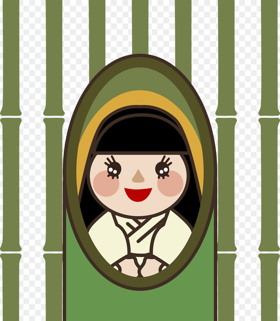 The Tale Of The Bamboo Cutter Clipart, Face, Head, Person, Baby Free Png