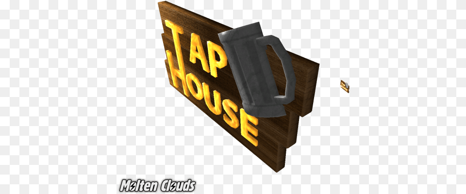 The Tap House Vault City Sign, Device, Mailbox Png Image