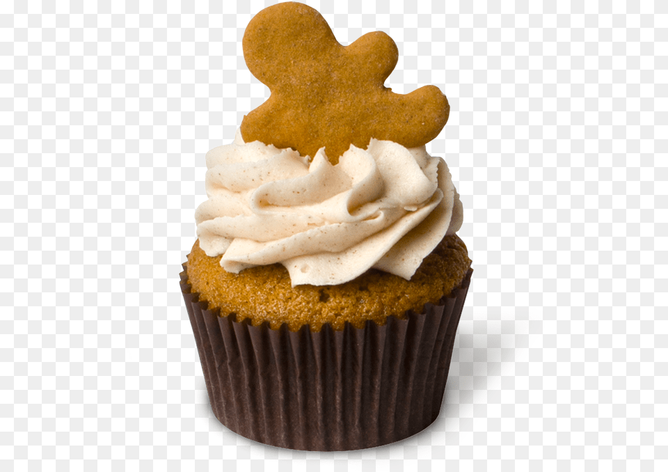 The Taste Of Warm Gingerbread Cuddles With A Rich Cheesecake, Cake, Cream, Cupcake, Dessert Png