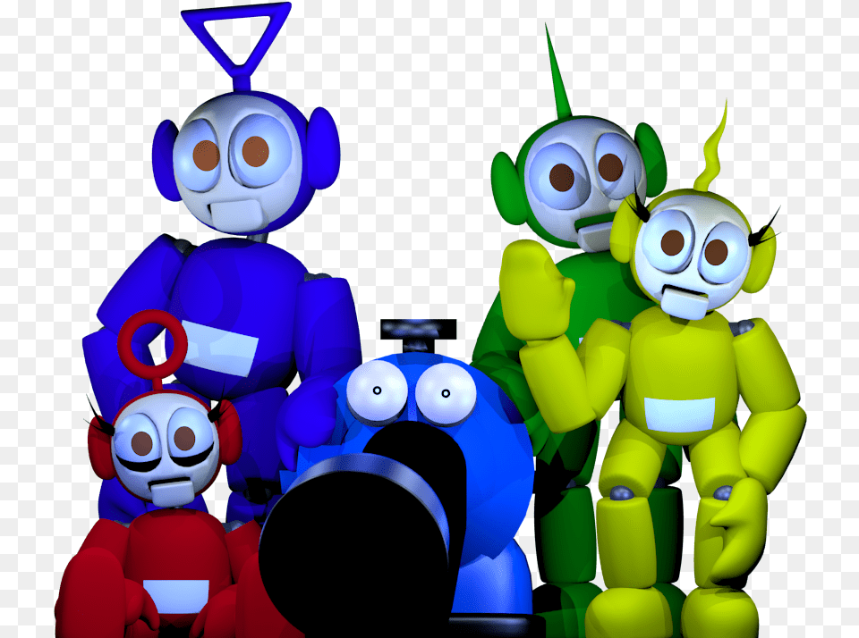 The Teletubbietubbybot Gang Fnatl Noo Noo, Robot Free Png Download