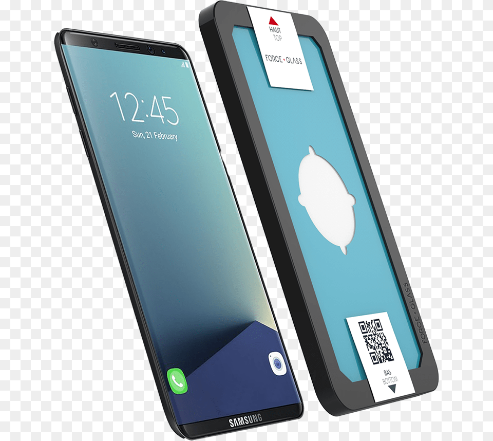 The Tempered Curved Glass Screen Protector Force Glass Samsung Galaxy S7 Ecran Force Glass, Electronics, Mobile Phone, Phone, Qr Code Png
