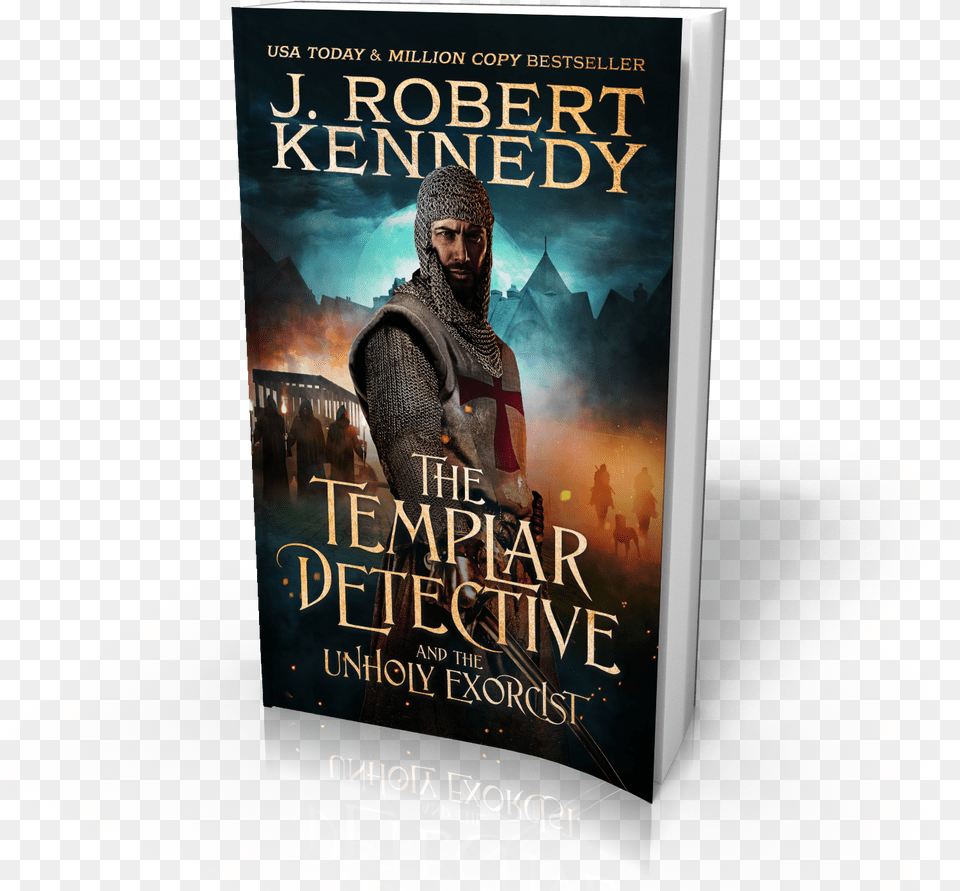 The Templar Detective And The Unholy Exorcist, Book, Novel, Publication, Adult Free Transparent Png