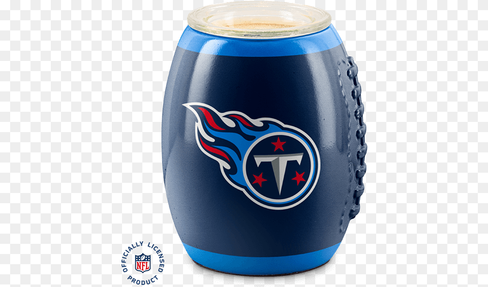 The Tennessee Titans Nfl Scentsy Warmer Football The Tennessee Titans Logo, Alcohol, Beer, Beverage, Can Png Image