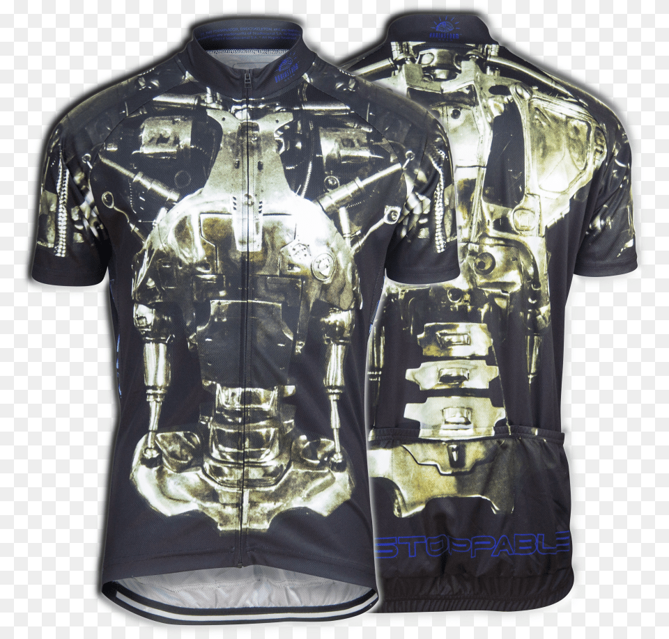 The Terminator Download Active Shirt, Clothing, T-shirt, Jersey, Face Free Transparent Png