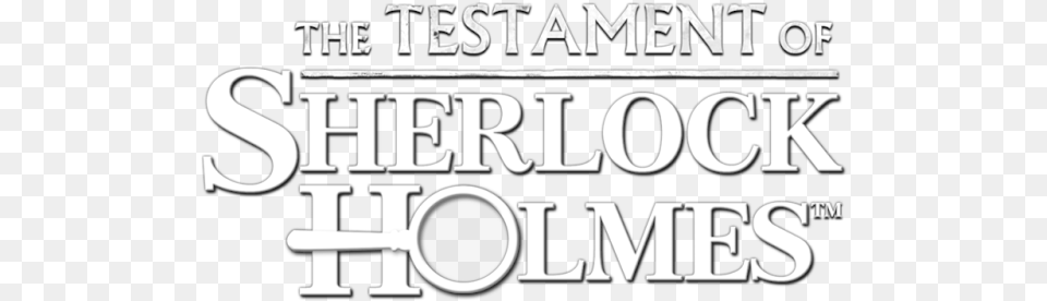 The Testament Of Sherlock Holmes Logo Sherlock Holmes Logo, Book, Publication, Text, Scoreboard Free Png Download