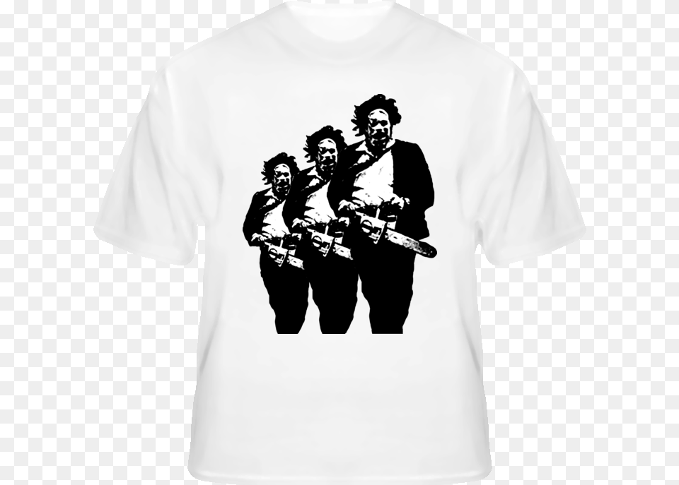 The Texas Chainsaw Massacre Leatherface Original Movie Texas Chainsaw Massacre, T-shirt, Clothing, Person, People Free Png Download