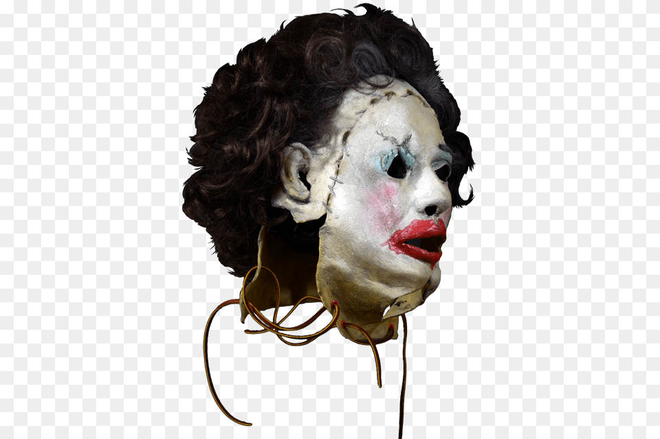 The Texas Chainsaw Massacre Leatherface Pretty Woman Mask, Adult, Female, Person, Performer Free Transparent Png