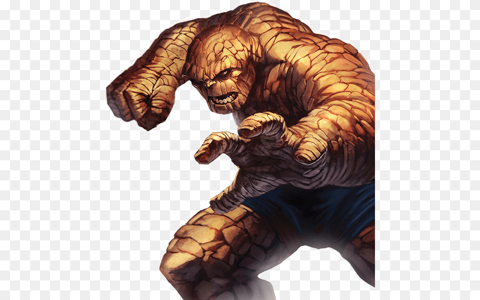The Thing Thing Fantastic Four, Animal, Dinosaur, Reptile Png