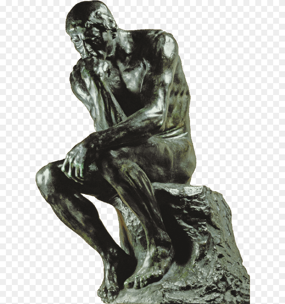 The Thinker, Art, Adult, Male, Man Free Png Download