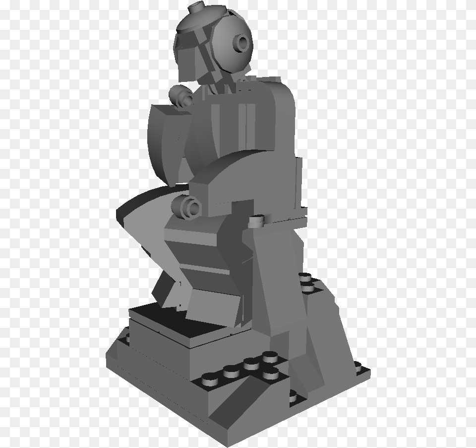 The Thinker Statue Military Robot Free Transparent Png