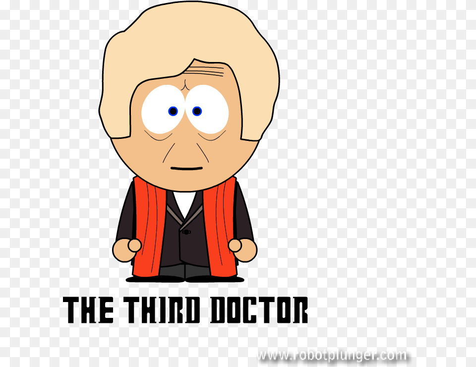 The Third Doctor Cartoon, Face, Head, Person, Photography Png