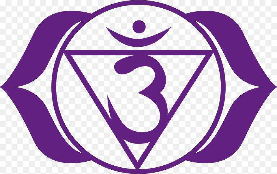 The Third Eye Also Known As The 7th Chakra Links Us Chakra 3rd Eye, Logo, Symbol, Emblem Png