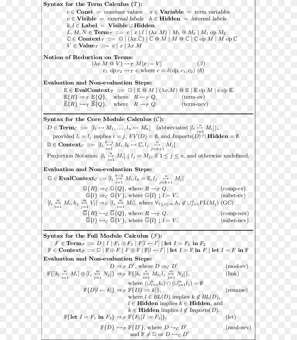 The Three Levels Of The Module Calculus Science, Text, Menu, Page Free Png Download