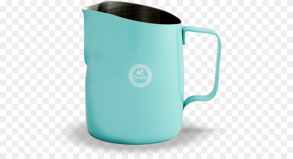 The Tiamo Tapered Stainless Steel Coloured Milk Jug Coffee Cup, Water Jug Free Transparent Png