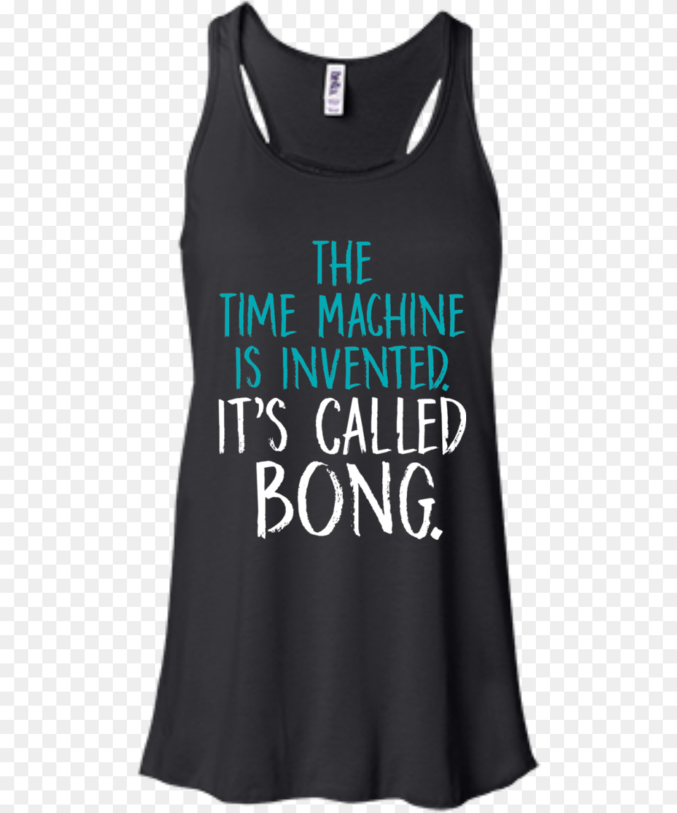 The Time Machine Bong Flow Tank Rick And Morty Bender Shirt, Clothing, Tank Top, Person Free Png Download