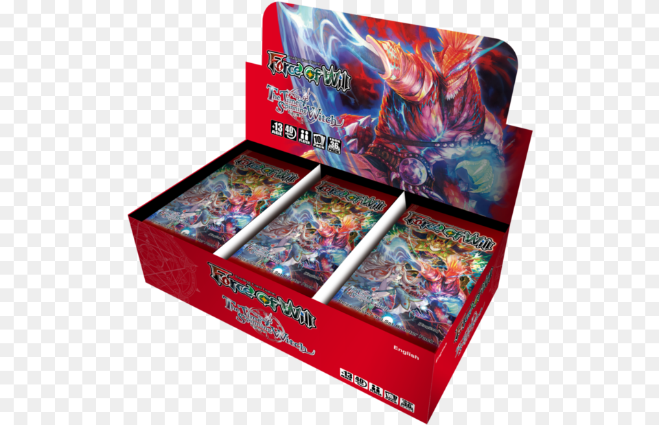 The Time Spinning Witch Booster Box Force Of Will Time Spinning Witch Booster Box, Person, Book, Publication Png Image